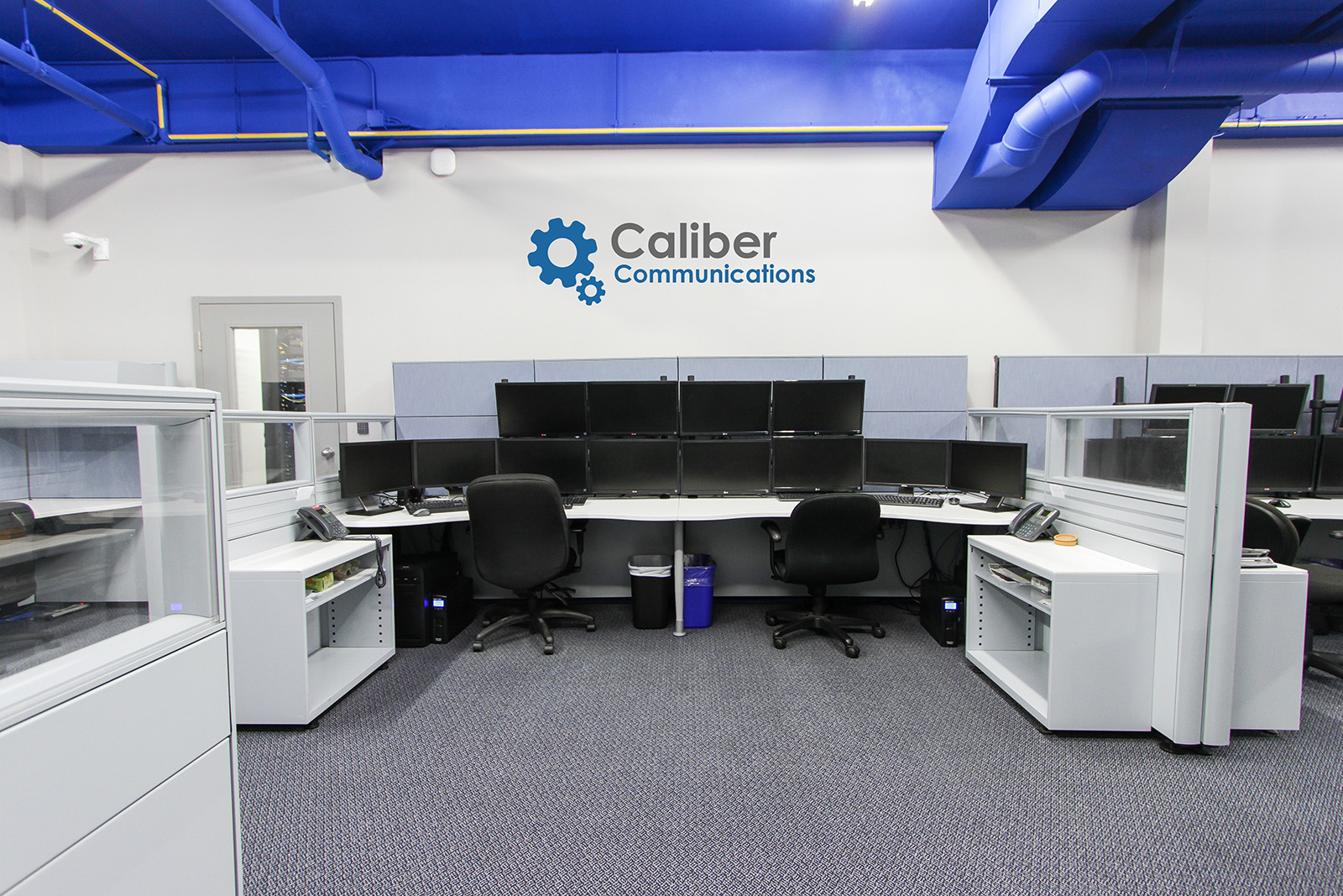 Old caliber communications video monitoring center