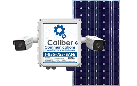Caliber Communications solar powered video monitoring unit