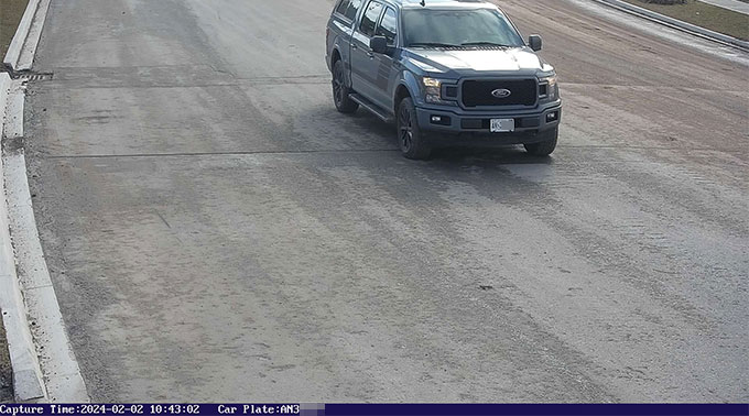 A vehicle is tracked by Caliber's License Plate Reader cameras